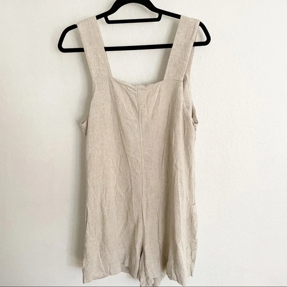 Topshop | linen romper - Picture 3 of 7